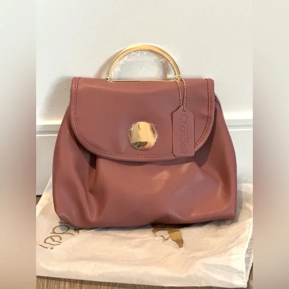 Hanging Toiletry And Makeup Travel Bag - GIFT READY - Mauve Pink and Gold - NWT! - Picture 6 of 12